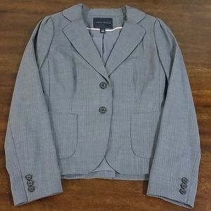 Banana Republic sz 6 gray pinstripe suit jacket